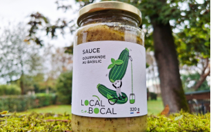 Sauce gourmande au basilic bio