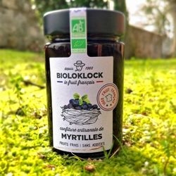 Confiture de myrtilles bio