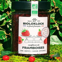 Confiture de framboises bio