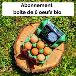 Abonnement Boite de 6 oeufs...