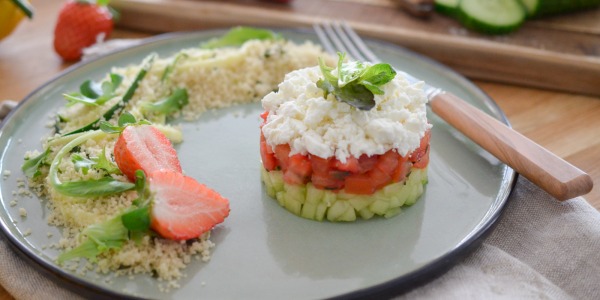 Tartare Tomate Concombre Fêta 