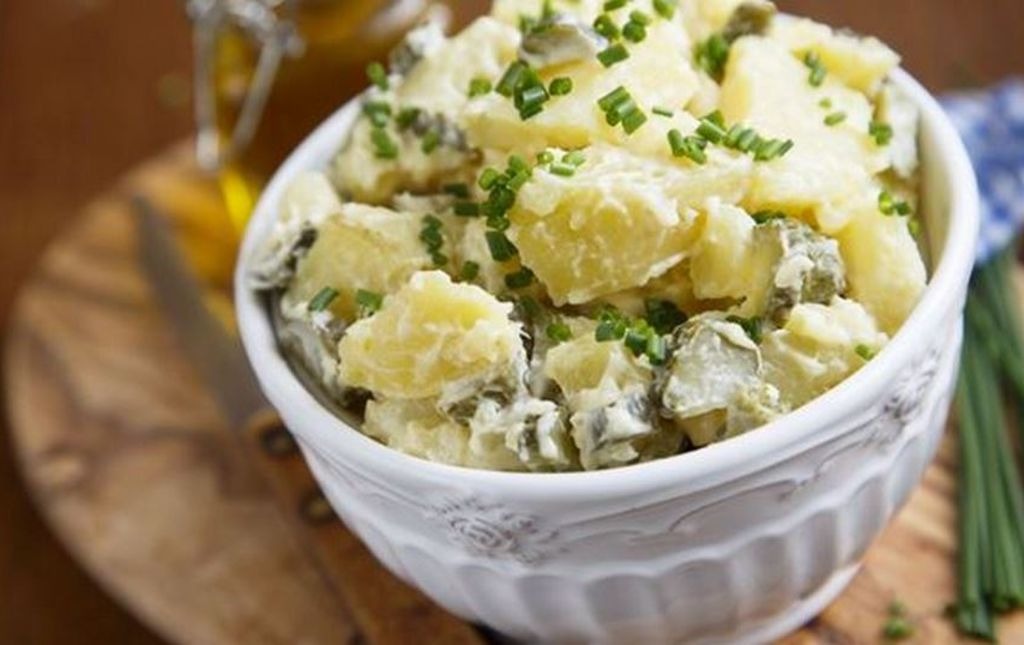 Salade pommes de terre bio et oignons bio