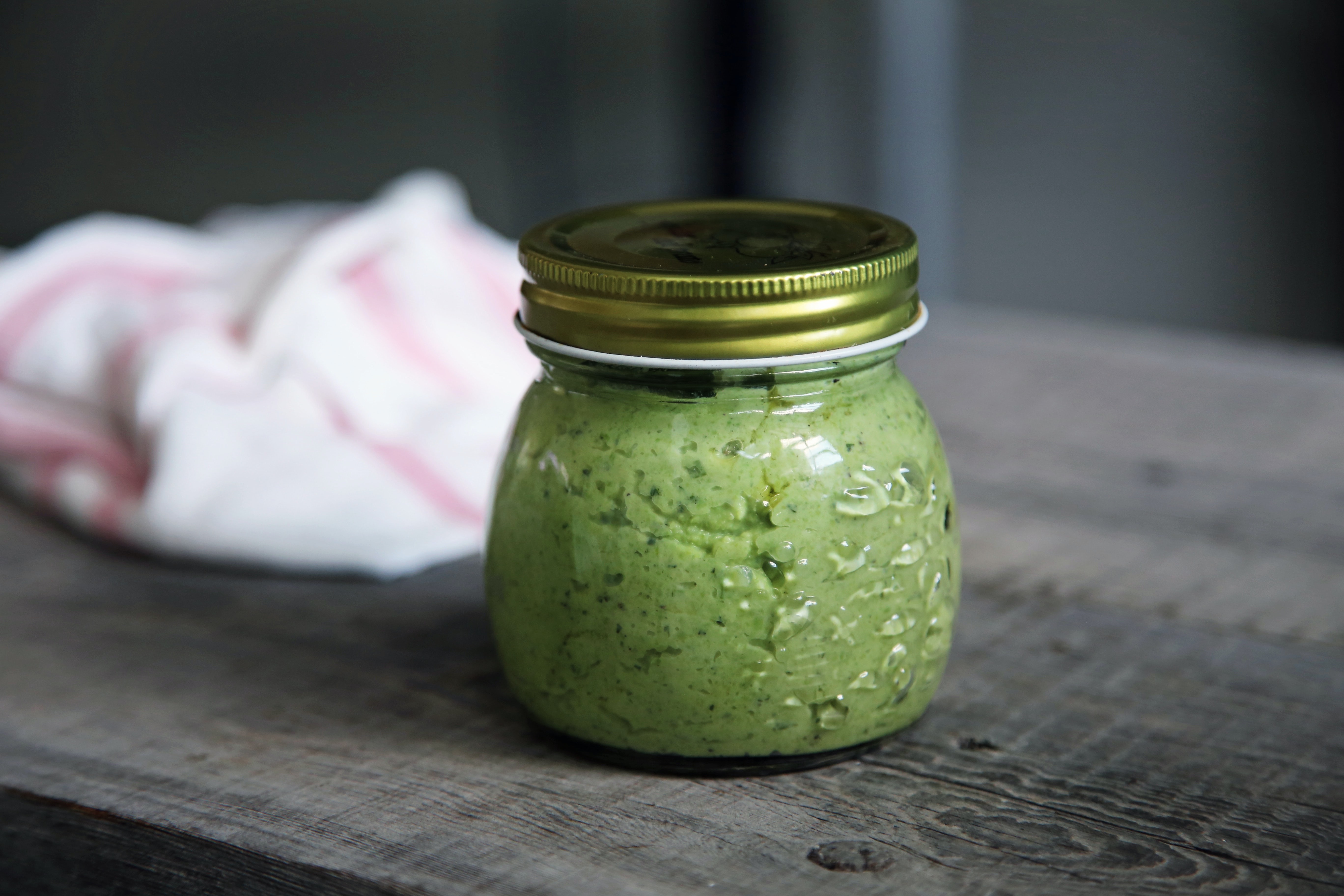 Pesto d'épinards frais